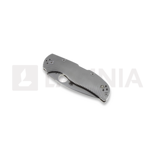 Spyderco Native 5 Fluted Titanium folding knife C41TIFP5