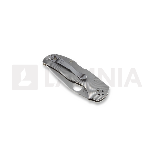 Spyderco Native 5 Fluted Titanium 折叠刀 C41TIFP5