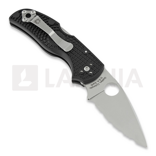 Spyderco Native 5 sulankstomas peilis, spyderedge C41SBK5