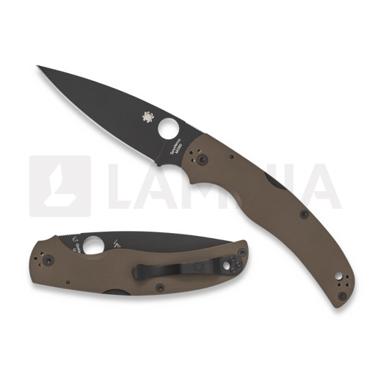 Spyderco Native Chief Brown G-10 M390 Black Blade Sprint Run foldekniv C244GPDBNBK
