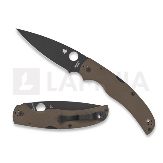 Складной нож Spyderco Native Chief Brown G-10 M390 Black Blade Sprint Run C244GPDBNBK