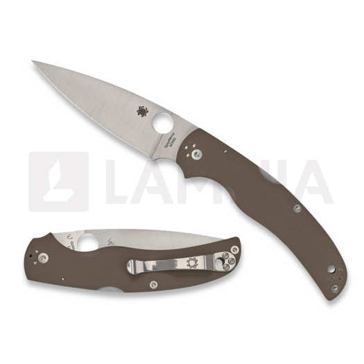 Spyderco Native Chief Brown G-10 M390 Sprint Run foldekniv C244GPDBN