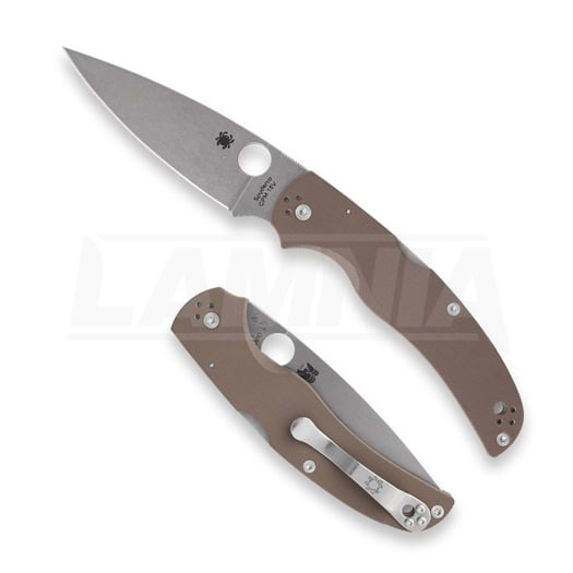 Liigendnuga Spyderco Native Chief Brown G10 CPM 15V SPRINT C244GPBN15V