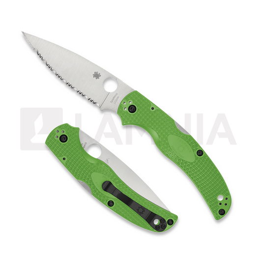 Spyderco Native Chief Salt Green Lightweight LC200N 접이식 나이프, spyderedge C244SGR