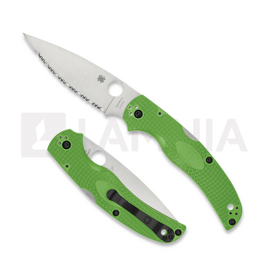 Briceag Spyderco Native Chief Salt Green Lightweight LC200N, spyderedge C244SGR
