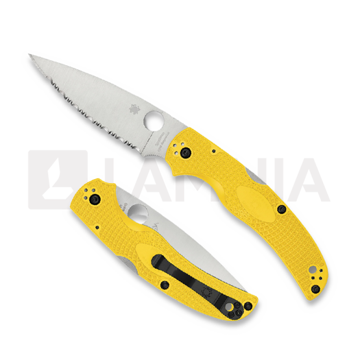 Spyderco Native Chief Salt Yellow Lightweight CPM MagnaCut 접이식 나이프 C244SYL
