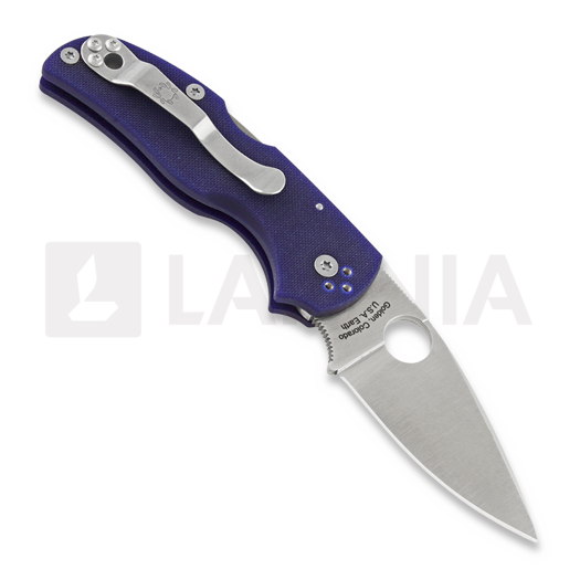 Spyderco Native CPM S110V Dark Blue G-10 sulankstomas peilis C41GPDBL5