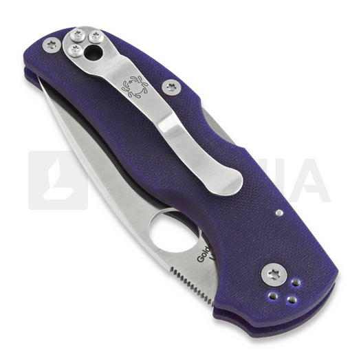 Spyderco Native CPM S110V Dark Blue G-10 sulankstomas peilis C41GPDBL5