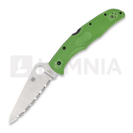 Spyderco Pacific Salt 2 LC200N foldekniv, spyderedge, grøn C91FSGR2