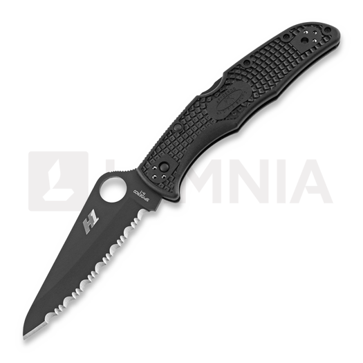 Zavírací nůž Spyderco Pacific Salt 2, spyderedge, černá C91SBBK2