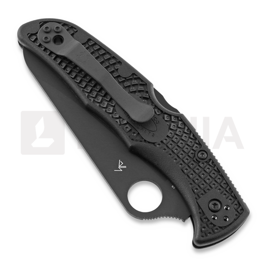 Spyderco Pacific Salt 2 foldekniv, spyderedge, sort C91SBBK2