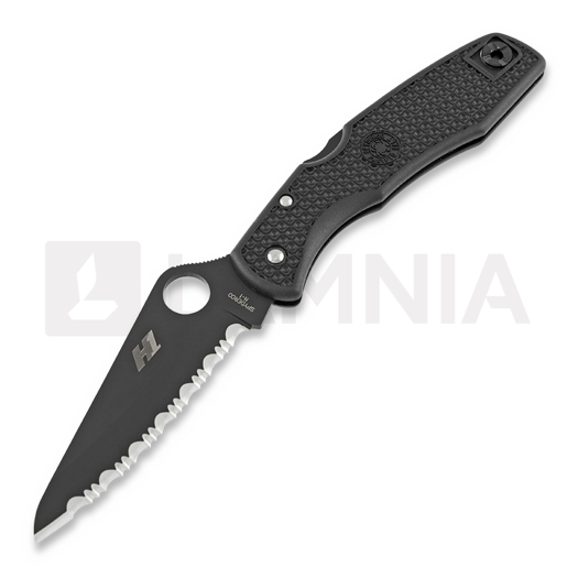 Spyderco Pacific Salt 折叠刀, spyderedge, 黑色 C91SBBK
