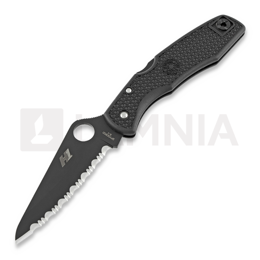 Spyderco Pacific Salt 접이식 나이프, spyderedge, 검정 C91SBBK