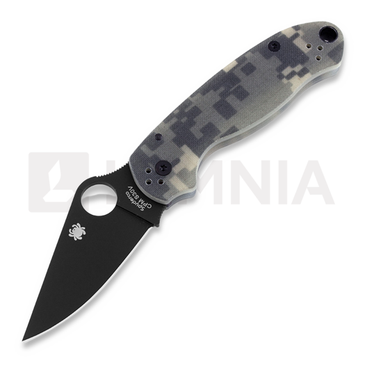 Nóż składany Spyderco Para 3, czarny, camo C223GPCMOBK