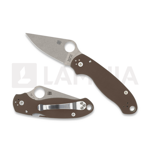 Spyderco Para 3 Brown G10 CPM15V SPRINT Taschenmesser C223GPBN15V