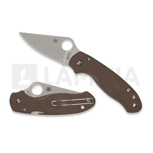 Spyderco Para 3 Brown Lightweight CPM15V SPRINT RUN sulankstomas peilis C223PBN15V