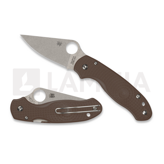Couteau pliant Spyderco Para 3 Brown Lightweight CPM15V SPRINT RUN C223PBN15V