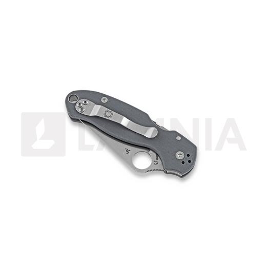 Spyderco Para 3 G-10 Dark Gray Maxamet folding knife C223GPDGY