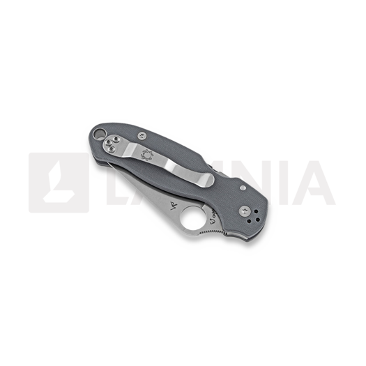 Spyderco Para 3 G-10 Dark Gray Maxamet 折叠刀 C223GPDGY