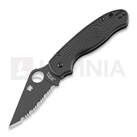 Liigendnuga Spyderco Para 3 Lightweight, spyderedge, must C223SBBK