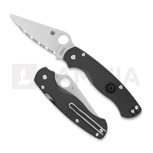 Nóż składany Spyderco Para Military 2 Black Lightweight, spyderedge C81SBK2