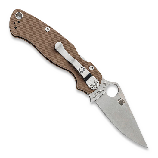 Spyderco Para Military 2 Brown G-10 CPM 15V SPRINT RUN kääntöveitsi C81GPBN15V2