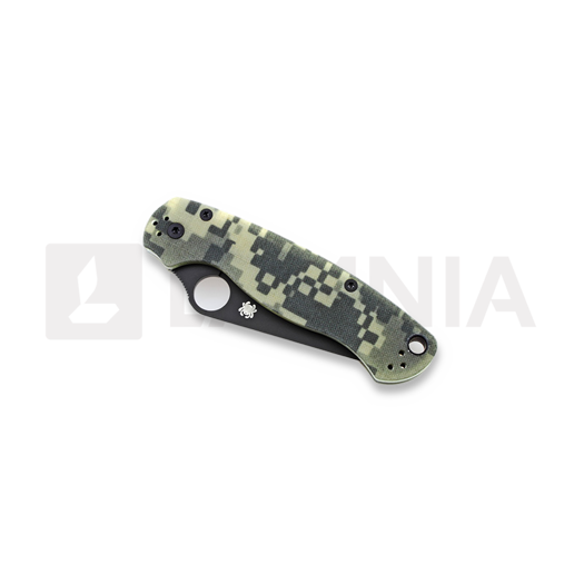 Spyderco Para Military 2 camo sulankstomas peilis, juoda C81GPCMOBK2