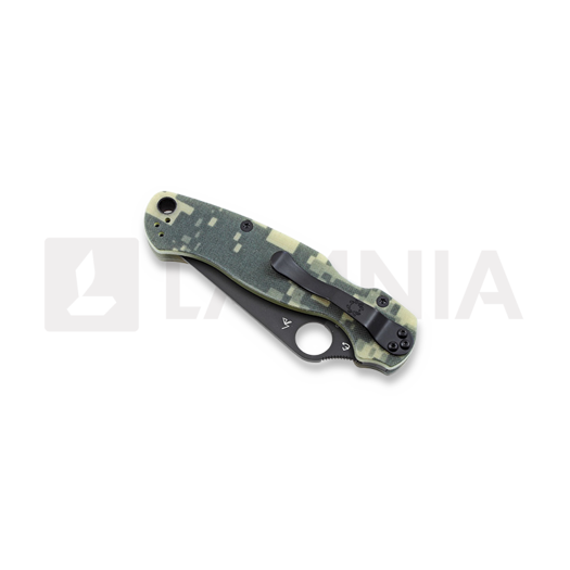 Spyderco Para Military 2 camo sulankstomas peilis, juoda C81GPCMOBK2