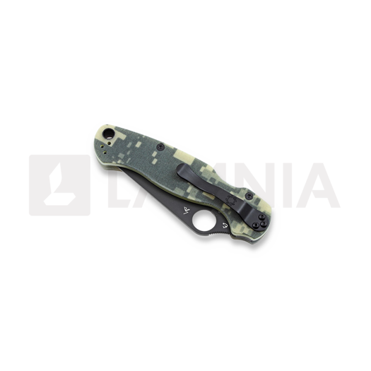 Spyderco Para Military 2 camo kääntöveitsi, musta C81GPCMOBK2