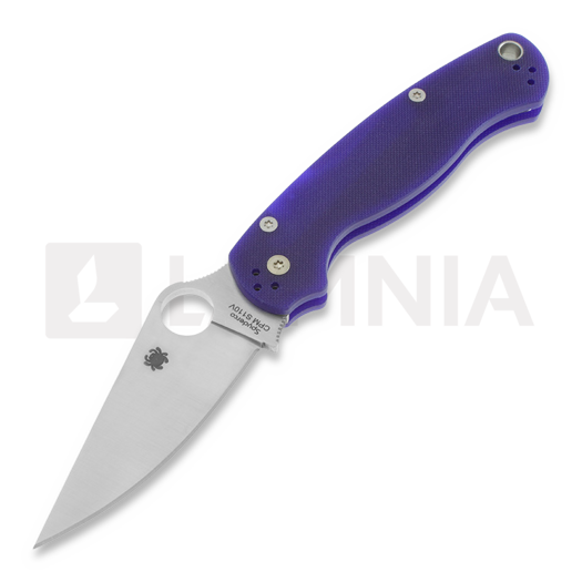 Spyderco Para Military 2 CPM S110V Dark Blue G-10 fällkniv C81GPDBL2