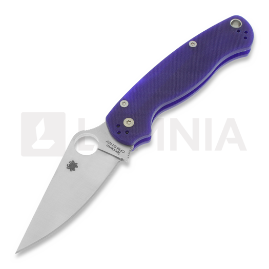 Spyderco Para Military 2 CPM S110V Dark Blue G-10 kääntöveitsi C81GPDBL2