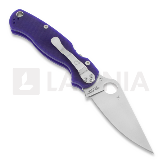 Spyderco Para Military 2 CPM S110V Dark Blue G-10 folding knife C81GPDBL2