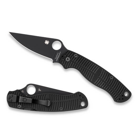 Spyderco Para Military 2 Salt MagnaCut DLC, czarny C81GMCBKP2
