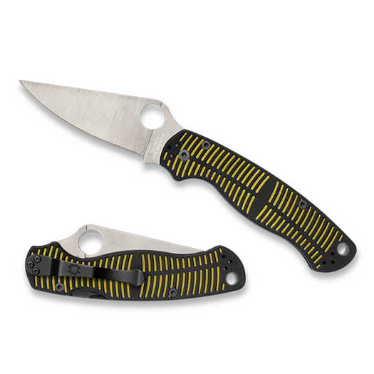 Spyderco Para Military 2 Salt, Magnacut, Yellow Black G-10 C81GBKYLMCP2