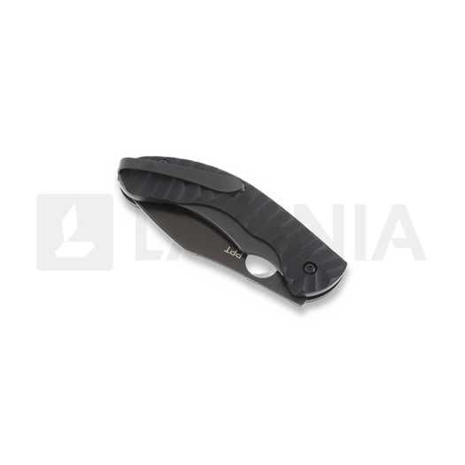 Spyderco Perrin PPT Black SPRINT RUN kääntöveitsi C135GBBKP
