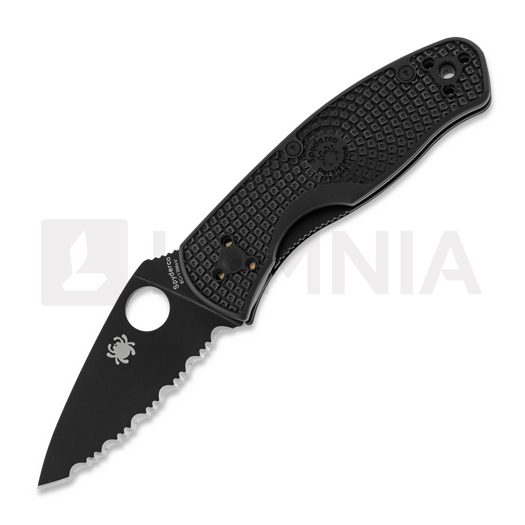 Nóż składany Spyderco Persistence Lightweight Black Blade, spyderedge C136SBBK