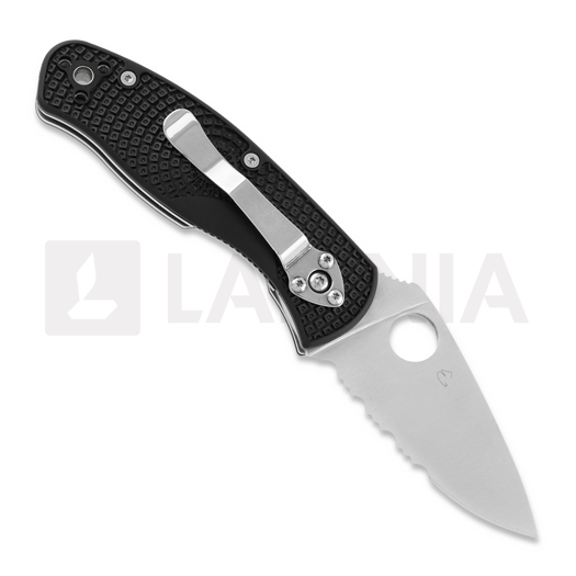 Spyderco Persistence Lightweight sulankstomas peilis, dantytas C136PSBK