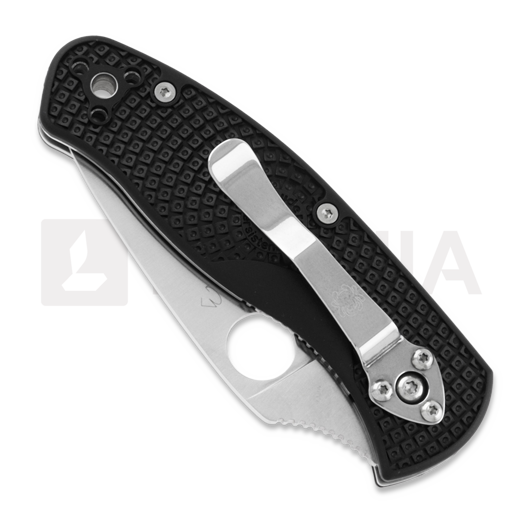 Spyderco Persistence Lightweight sulankstomas peilis, dantytas C136PSBK