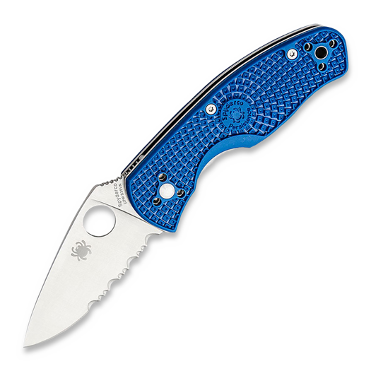 Navalha Spyderco Persistence Lightweight CPM S35VN, faca serrilhada C136PSBL