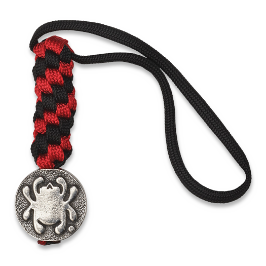 Spyderco Pewter Flat Bead w/ Lanyard BEAD5LY