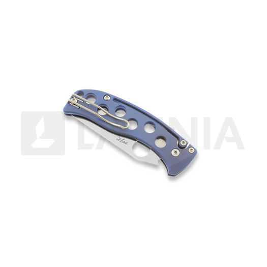 Spyderco PITS Folder Blue Titanium C192TIBLP
