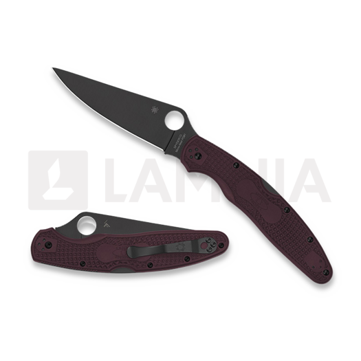 Nóż składany Spyderco Police 4 Burgundy Lgtw CTS-PD#1 Sprint Run C07BGBKP4