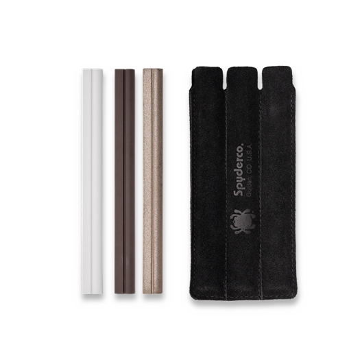 Spyderco Profile Stone Medium/Fine/CBN Set w/Pouch 701MFCBN