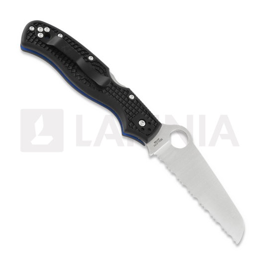 Spyderco Rescue 3 Lightweight Thin Blue Line 折叠刀 C14FSBKBL3