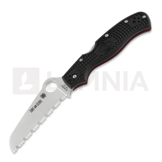 Складной нож Spyderco Rescue 3 Lightweight Thin Red Line C14FSBKRD3