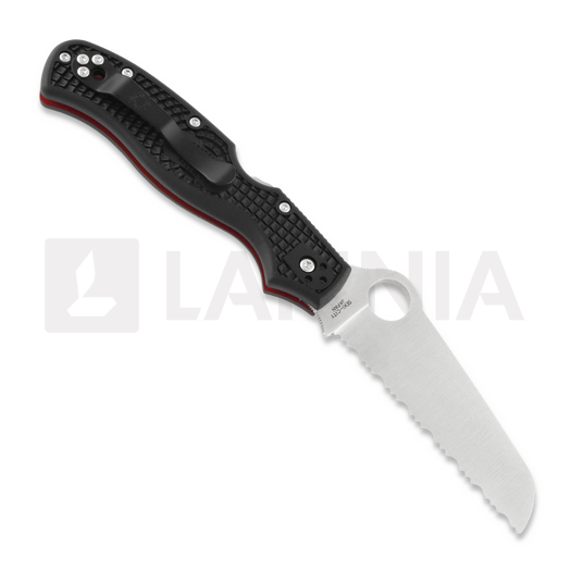 Spyderco Rescue 3 Lightweight Thin Red Line sulankstomas peilis C14FSBKRD3