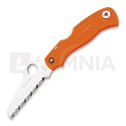 Сгъваем нож Spyderco Rescue, оранжев C45SOR