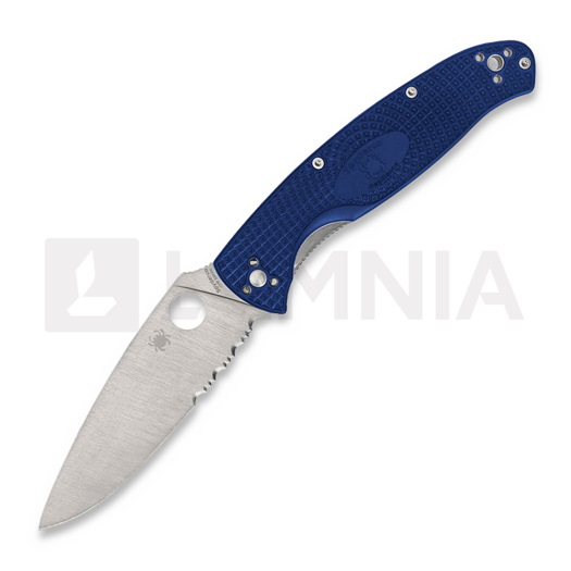 Coltello pieghevole Spyderco Resilience CPM S35VN Lightweight, dentatura lama C142PSBL