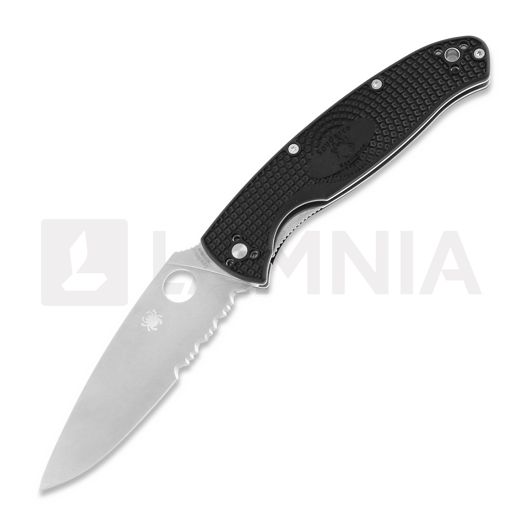 Zavírací nůž Spyderco Resilience Lightweight, vroubkování na čepeli C142PSBK
