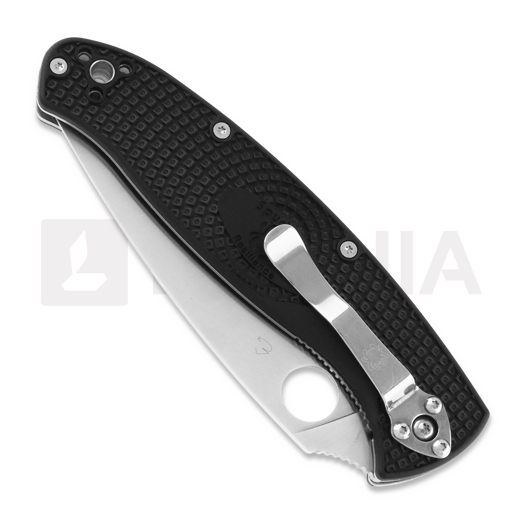 Coltello pieghevole Spyderco Resilience Lightweight, dentatura lama C142PSBK